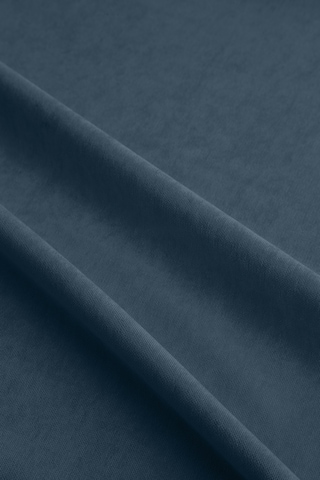 Gauze Fabric Design Kadife Dokulu Dertsiz Masa Örtüsü, Safir Açık İndigo
