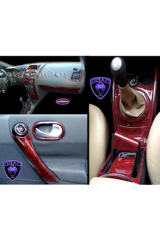 Renault Megane 2 Torpido Kaplama, Maun, Ahşap, Carbon, Mega Set