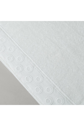 Linens Bless Pamuk Havlu 50x85 Cm Beyaz Beyaz