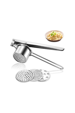 Paslanmaz Çelik Patates Sıkacağı Manuel Patates Ezici Meyve