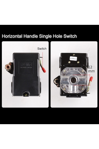 Teltree Lefoo 4 Portlu Hava Kompresörü Basınç Anahtarı - 95-125 Psı, Kolay Kurulum 1-gang