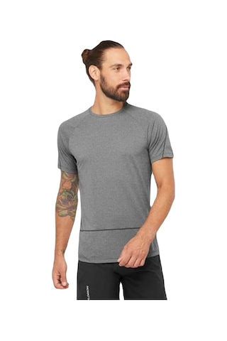 Salomon Lc2050500 Cross Run Ss Tee M Erkek Tişört 001