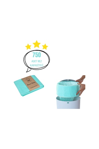 Bamm Bamm Korbell 16 L Çöp Kovaları İle Uyumlu 750 Bez Kapasiteli Çöp Poşeti