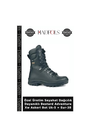 Hadpols Özel Üretim Seyahat Dağcılık Dayanıklı Bestard Adventure Xw Askeri Bot Uk-5 Eur-38 Çok Renkli