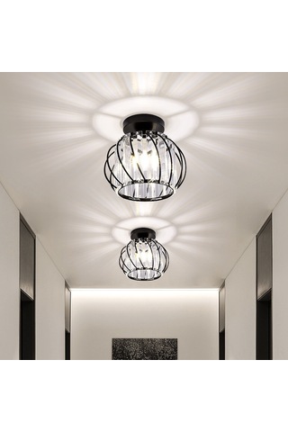 Yaozixa Gümüş Renkli Led 12w Isı Işıkli Koridor Lambası, Modern简约 Avlu/entrance Aydınlatma, Dayanıklı Ve Kolay Kurulum Diğer