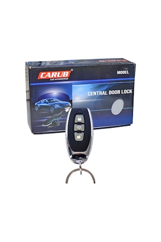 Carub 12v Merkezi Kilit Siyah Krom Kumandalı Br4600466