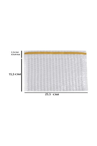 Balonlu Torba, Bantlı Baloncuklu Torba-zarf 15cm En X25cm Boy +5cm Kapak 50 Adet