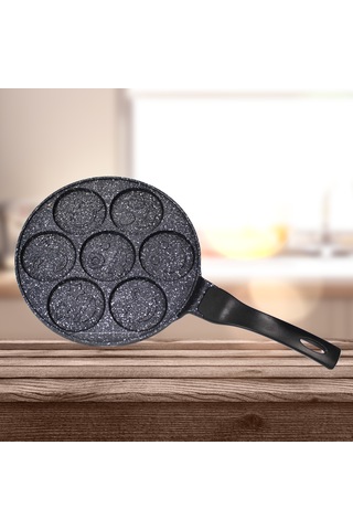 Zümrüt Pankek Tavası 26 Cm Siyah
