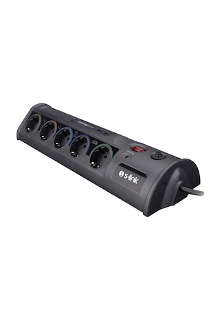 S-link Swv-prz010 Akım Korumalı Priz Usb Giriş 1.8mt 10'lu - 37071 2