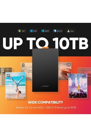 Ugreen 60353 2.5 İnch Sata Usb 3.0 Hard Disk Kutusu