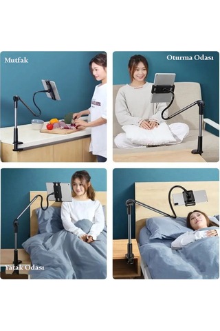 Techtic Akıllı Telefon Uyumlu Ve Tablet 12.9 Inç Tablet Tutucu