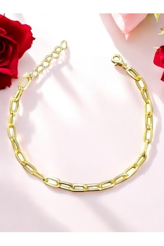 Halka Model St002 Bayan Bileklik Gold