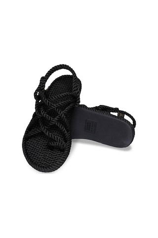 Nomadic Republic Nomadic Kauçuk Tabanlı Erkek Ip Sandalet Siyah