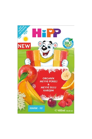 Hipp Organik Meyve Püreli ve Meyve Sulu Karışım 400 Ml