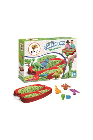 Kinetik Kum Seti Dinazorlar 350 Gr Kum Tepsi 6 Kalıp