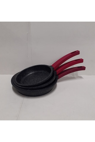 Gülsan Döküm Granit Tava Seti 18. 20. 22 Cm