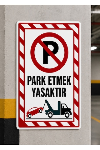 Bu İş Yeri 24 Saat  İzlenmektedir Uyarı Levhası 25x35 Cm Dekota