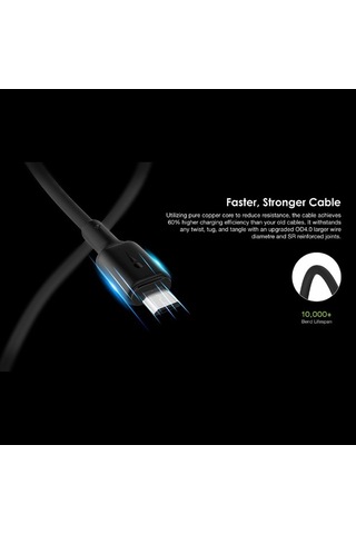 Fastbuy Siyah 2a Lightning Şarj Seti, Euro Şarj Aleti + 1m Kablo, Ani Akım, Kısa Devre & Sıcaklık Koruma