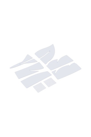 Novahub Ahşap Effektli Akrilik Ayna Duvar Çıkartması, 30x120cm Gümüş Diğer