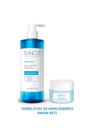Sinoz Hydrapro Temizleyici Ve Nemlendirici 2 Li Bakım Seti