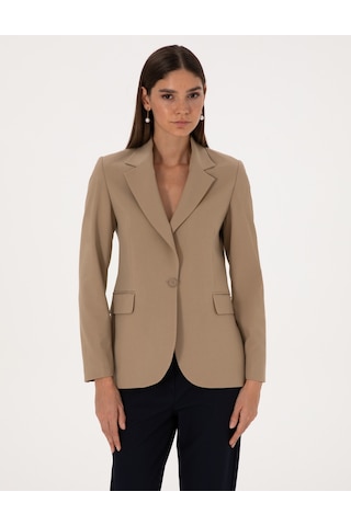 Pierre Cardin Kadın Bej Ceket 50319423-vr011 Bej