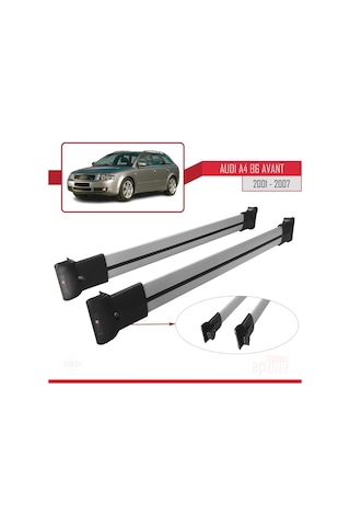 Audi A4 (B6) Avant 2001-2007 Arası Fly Model Ara Atkı Tavan Barı