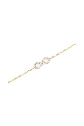 Mirelle Infinity Bracelet Gold Gold