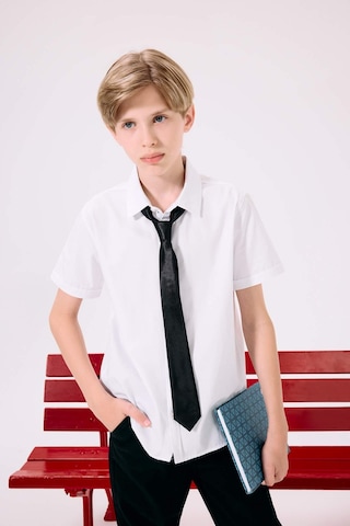 DeFacto Erkek Çocuk Polo Yaka Poplin Kısa Kollu Gömlek A4280A825AUWT83