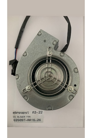 Ebm-papst G2g097aa1626 Fan,santrifüj, 24vdc, 143x137x40mm
