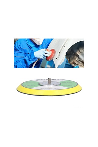 Xindoker Pu Malzeme Zımba Tabanı - 6 İnç, 5/16"x24 Vida, 12000 Devir/ Dakika - Zımba Ve Parlatma İçin Pnömatik Zımbalar İçin Uygun