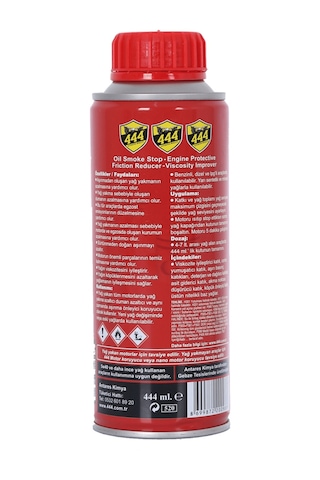 Yağ ve Duman Kesici Motor Koruyucu Yağ Katkısı 444 ML
