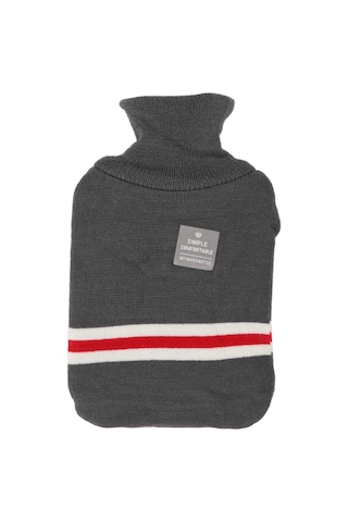 Yunboo 1000ml Pvc Isı Su Bardağı, Dikişli Koyu Gri Kılıf, Tüm Mevsimler İçin Isıtma/soğutma, Patlama Engeli, Tıkanmaz, Boyun-baş-kalça Isıtımı Diğer