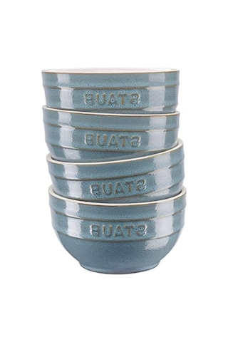, Kase 14 Cm Set, 4'lü, Yuvarlak, Ceramic By 001 Siyah