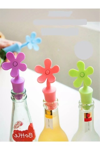 Sunny&moon Home Silikon Şişe Tıkacı 207305368 Yeşil