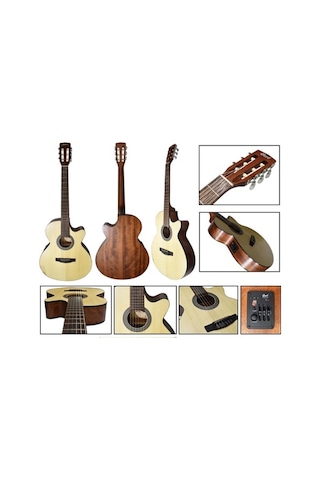 Cort Cec1 Opw Elektro Klasik Çantalı Gitar