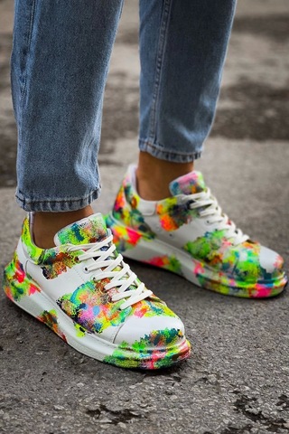 Ch254 Cbt Pittura Erkek Ayakkabı 550 Colorfull Çok Renkli