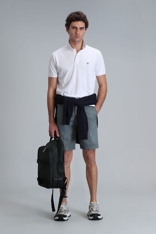 Lufian Erkek Laon Smart Polo T-shirt 111040164 Beyaz