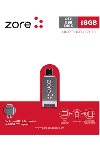Zore 3.0 Micro Metal Otg 16 Gb