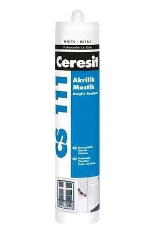 Ceresit Cs 111 Silikonize Akrilik Mastik Beyaz