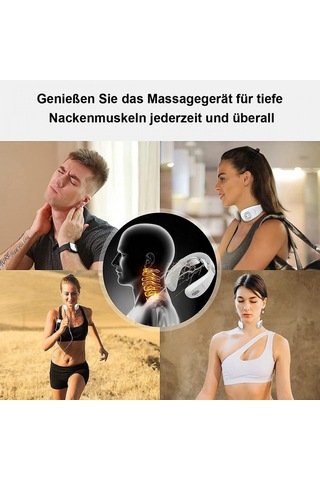 Boyun Masaj Cihazı Boyun Ve Omuzlar Boyun Omurgası Şarj Edilebilir Boyun Desteği Çok Renkli