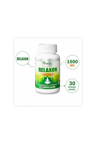 Relaxon 1500 Mg 30 Bitkisel Kapsül Relaxon Takviye Edici Gıda