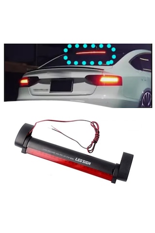 Çakar Modüllü 20 Modlu 24 Ledli Arka Cam 3.stop Lambası 12v.