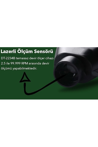 Lyk 2234b Temassız Devir Ölçer Takometre