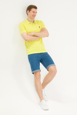 U.S. Polo Assn. Erkek Citron Basic Tişört 50263238-Vr168 Yeşil