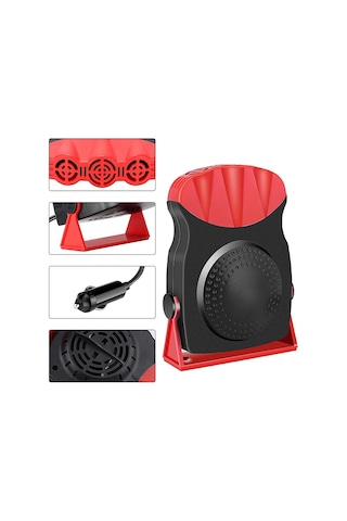 Powermaster Pm-14854 Araç İçi Çakmaklık Girişli Isıtıcı - Cam Buğu Çözücü - Oto Fan Isıtıcı