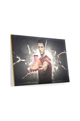 Cakasepetim Christiano Ronaldo Nike Mercurial Superfly Krampon Ahşap Mdf Tablo