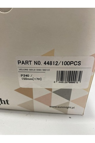 Sunmight Gold 44812 Delikli Su Zımpara 240 Kum 15 CM 100 Adet