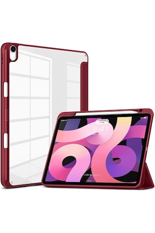 Apple Uyumlu iPad, Air 11inç M2 2024 Kılıf Grafiti Şeffaf Kalem Bölmeli A2902 A2903 A2904