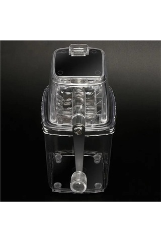 Ulzyvf Buz Kırıcı El-krank Buz Tıraş Mak. Ve Kar Koni Gri, Yeni Tasarım Gri