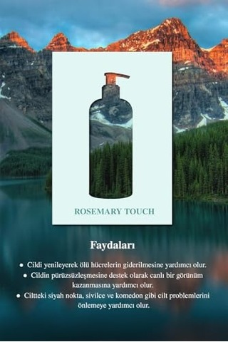 Rosemary Touch Anti-oil Face And Body Cleansing Gel 400ml Temizleme Jeli